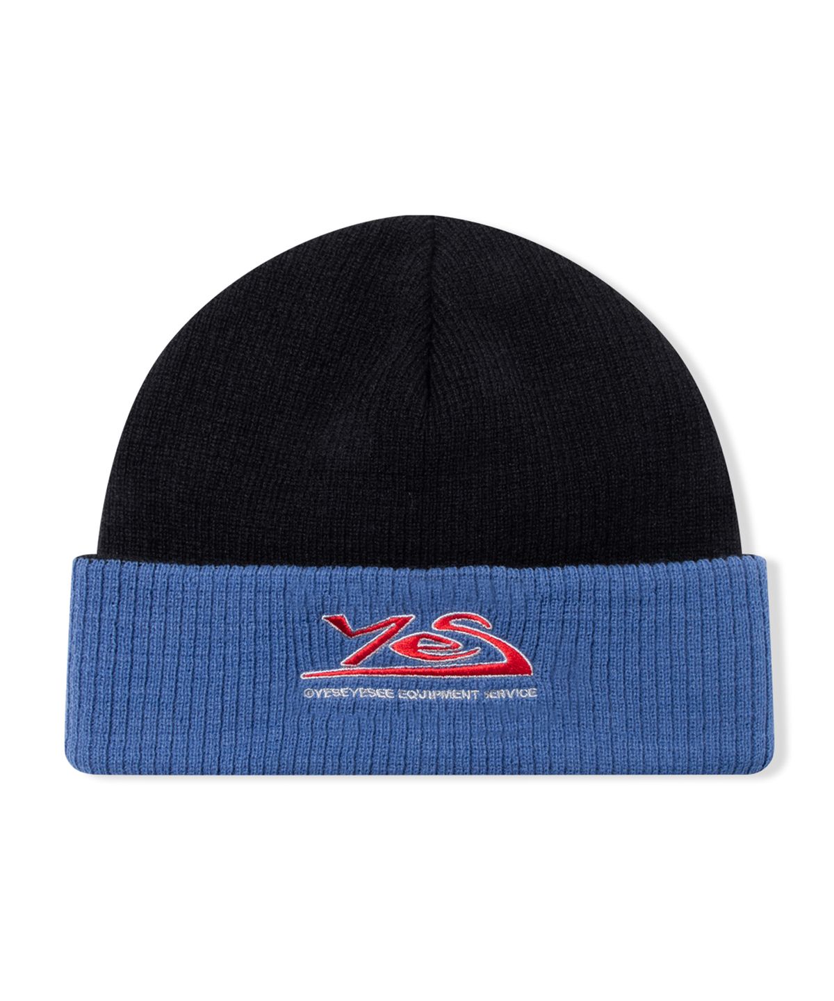 예스아이씨(YESEYESEE) Y.E.S Reversible Beanie Blue/Black