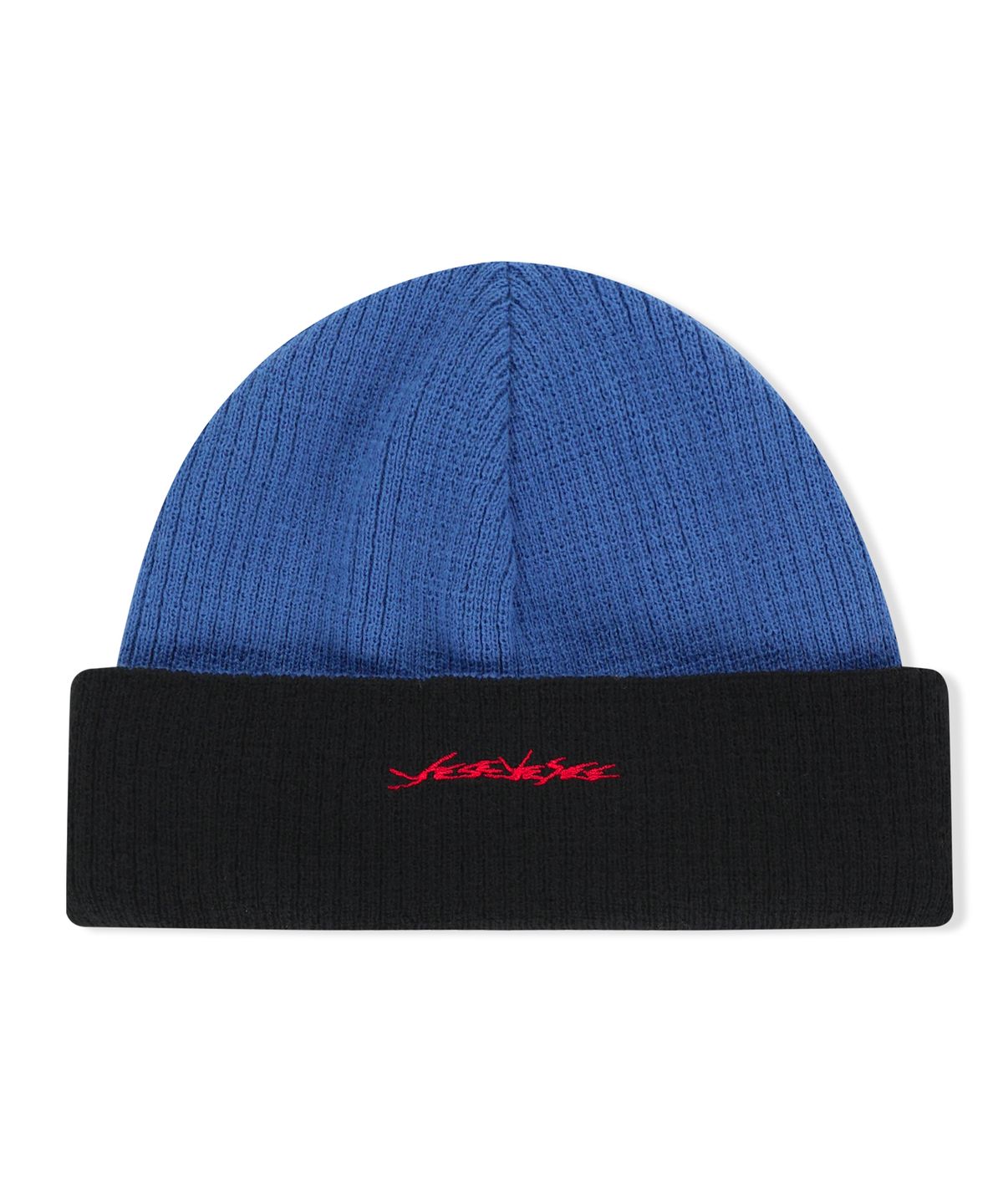 예스아이씨(YESEYESEE) Y.E.S Reversible Beanie Blue/Black