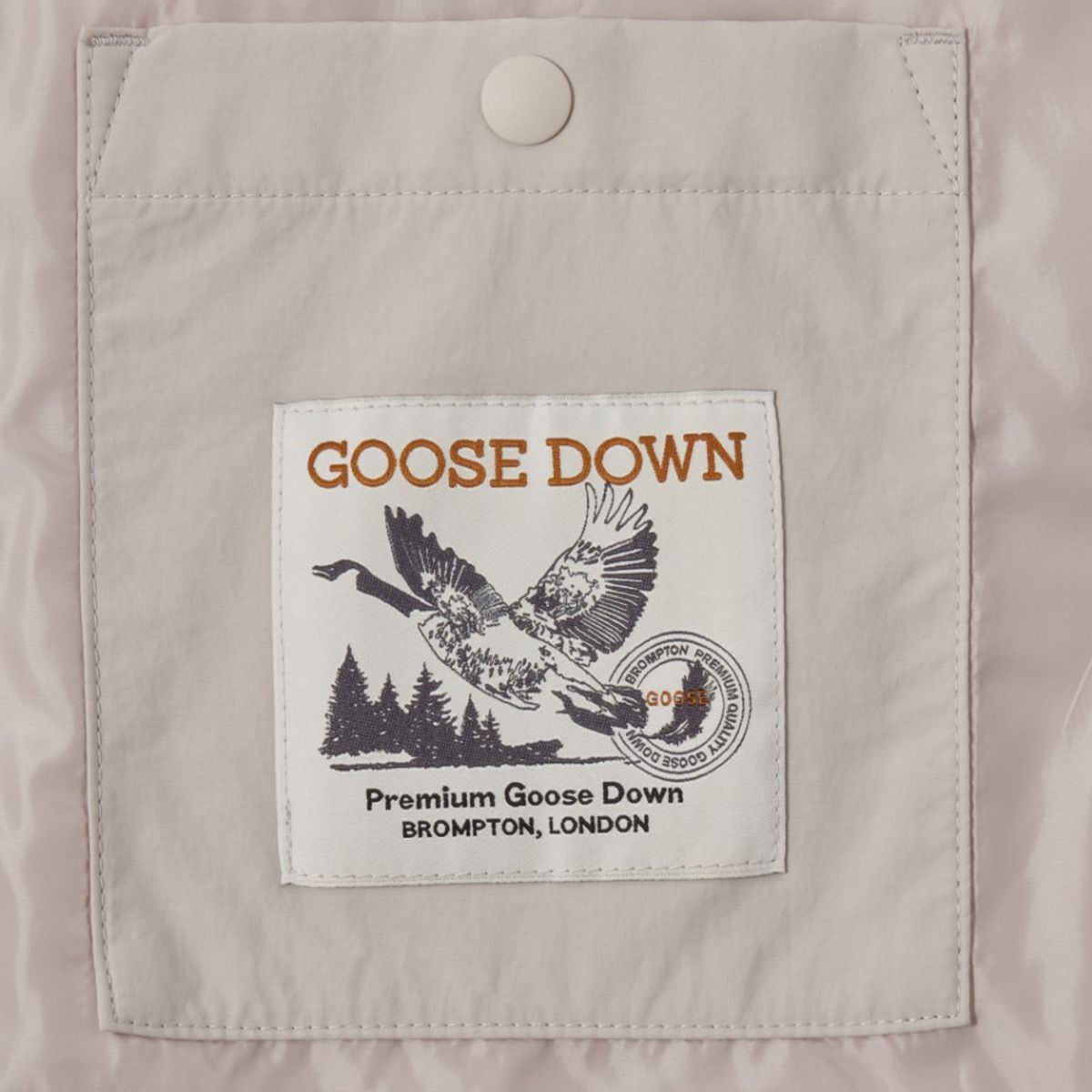 브롬톤 런던(BROMPTON LONDON) AEROWARM LIGHTWEIGHT DOWNVEST - IVORY (P244UDV101)
