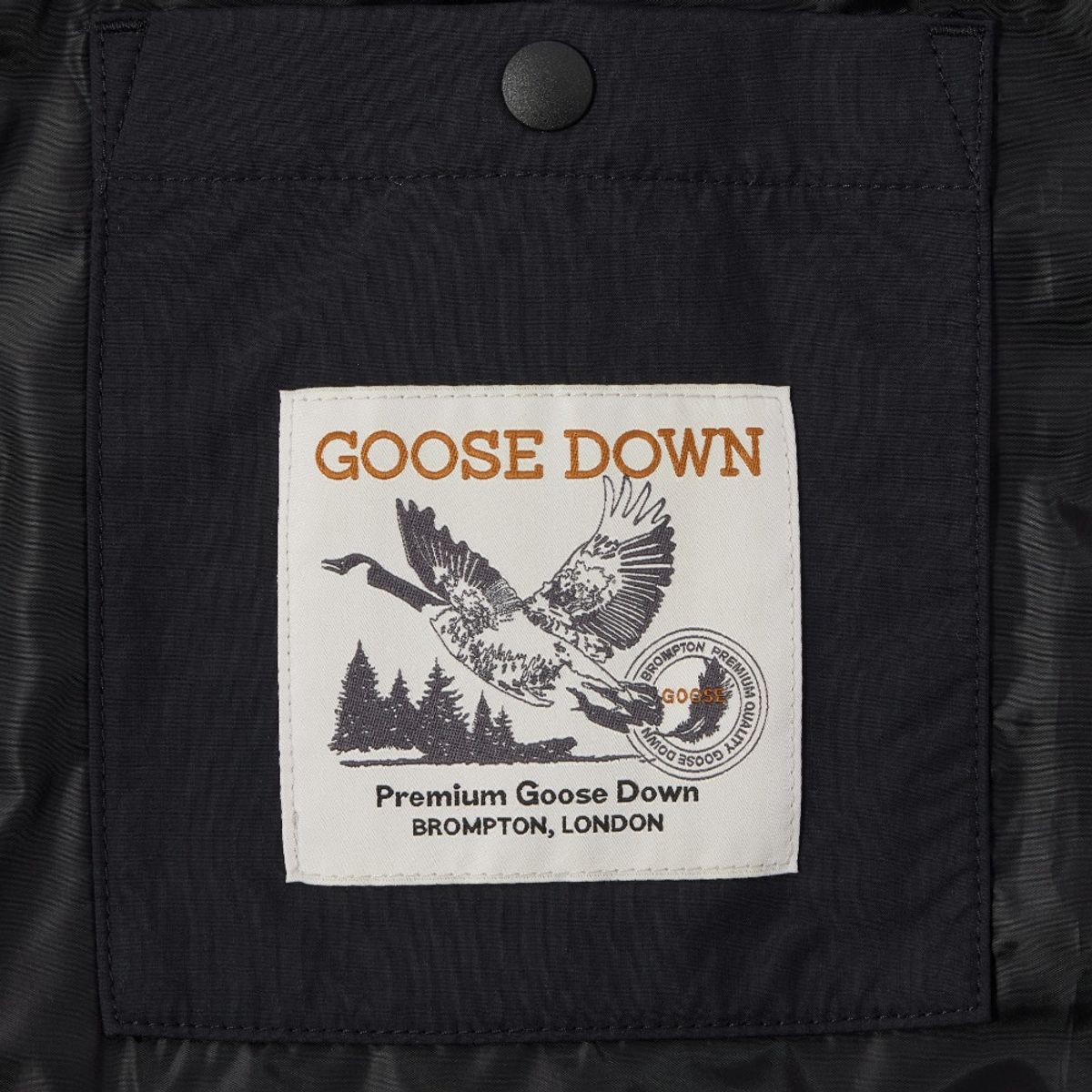 브롬톤 런던(BROMPTON LONDON) AEROWARM LIGHTWEIGHT DOWNVEST - BLACK (P244UDV101)