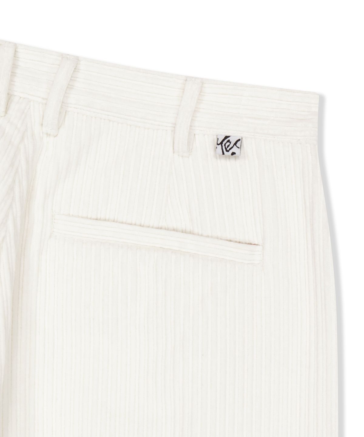 예스아이씨(YESEYESEE) Cord Tucked Pants Polar