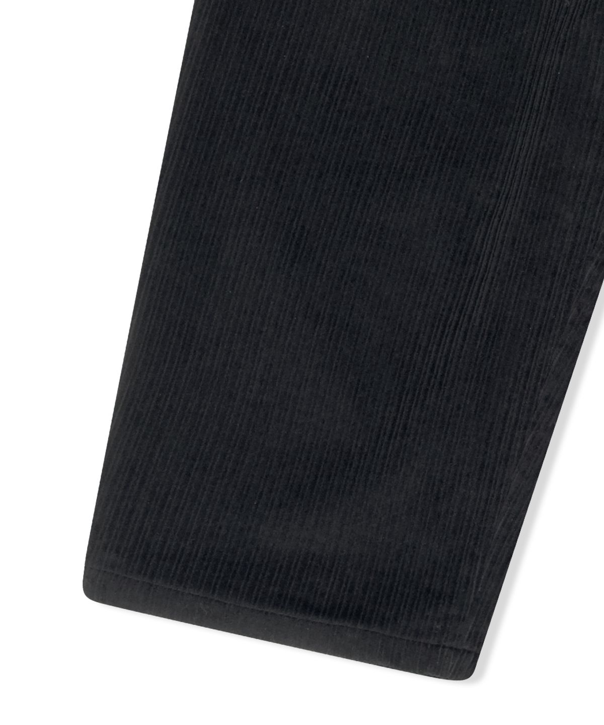 예스아이씨(YESEYESEE) Cord Tucked Pants Black