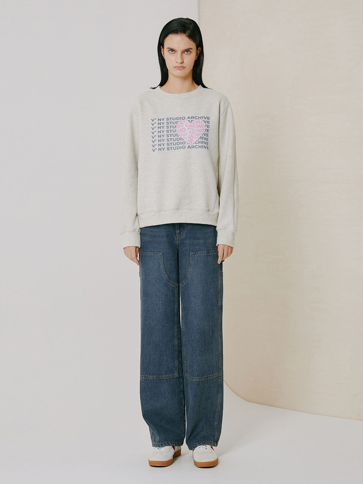 브이엔와이스튜디오(VNYSTUDIO) Side big pocket denim cargo pants_YZBDPN1