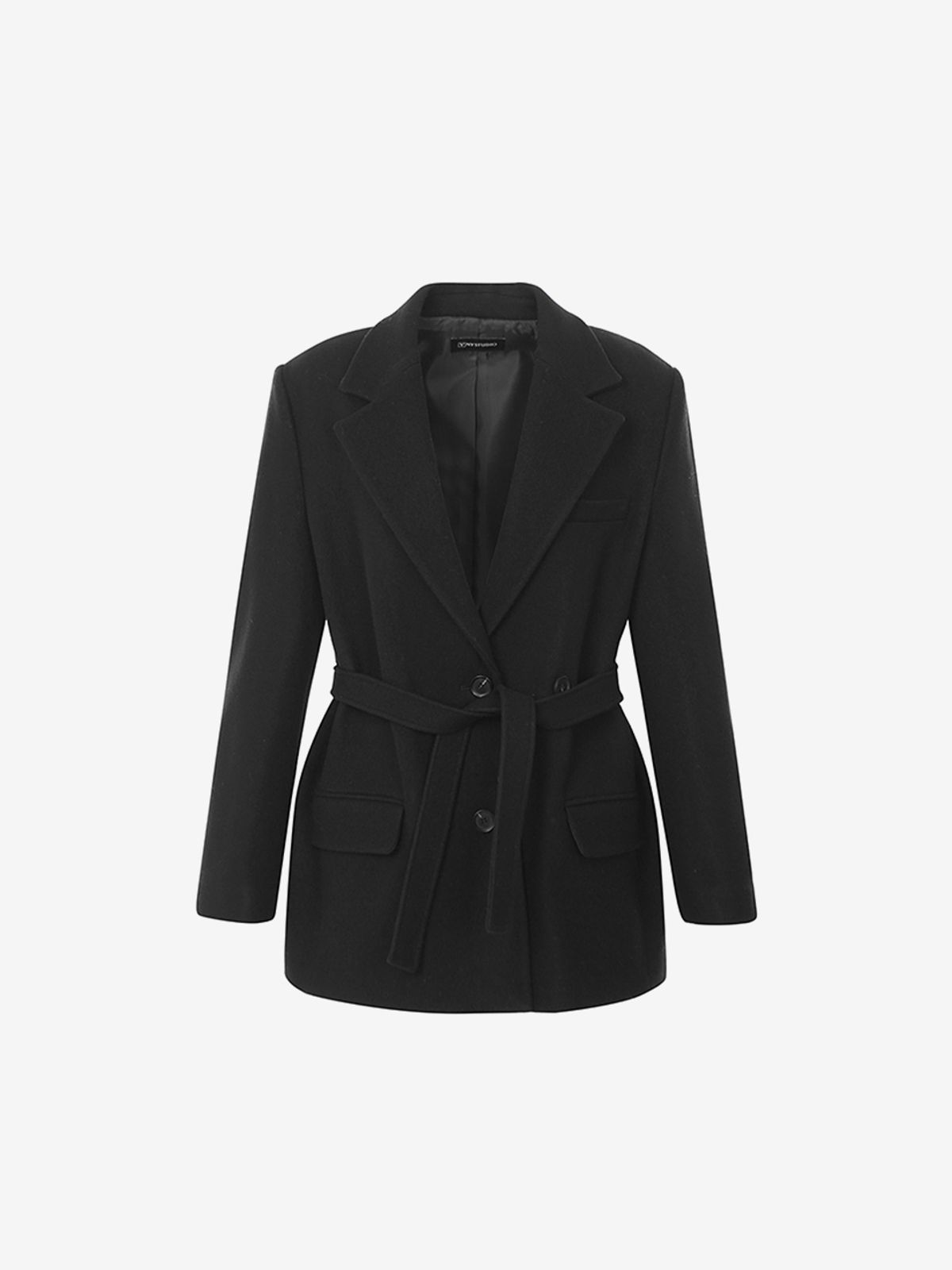 브이엔와이스튜디오(VNYSTUDIO) Two button belted tailored jacket_YZAJKN2