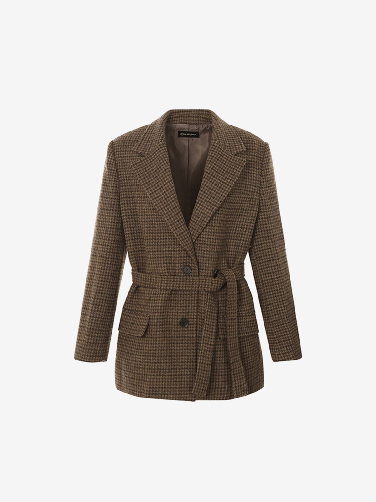 브이엔와이스튜디오(VNYSTUDIO) Two button belted tailored jacket_YZAJKN2