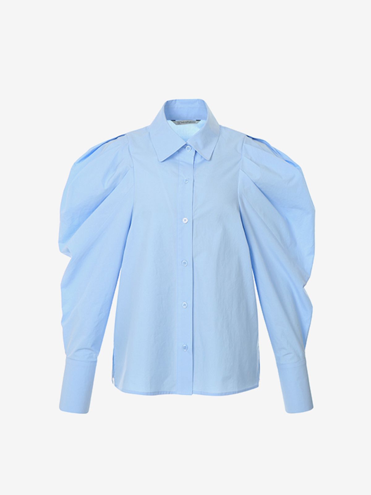 브이엔와이스튜디오(VNYSTUDIO) Shouder pleated detail blouse_YZALSN2