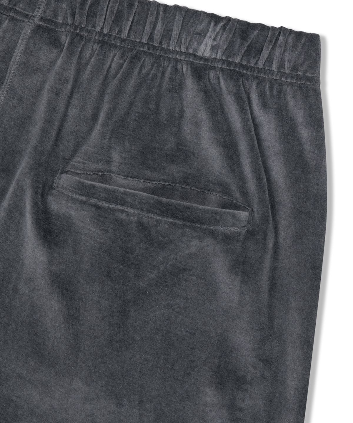 예스아이씨(YESEYESEE) Y.E.S Velour Pants Charcoal