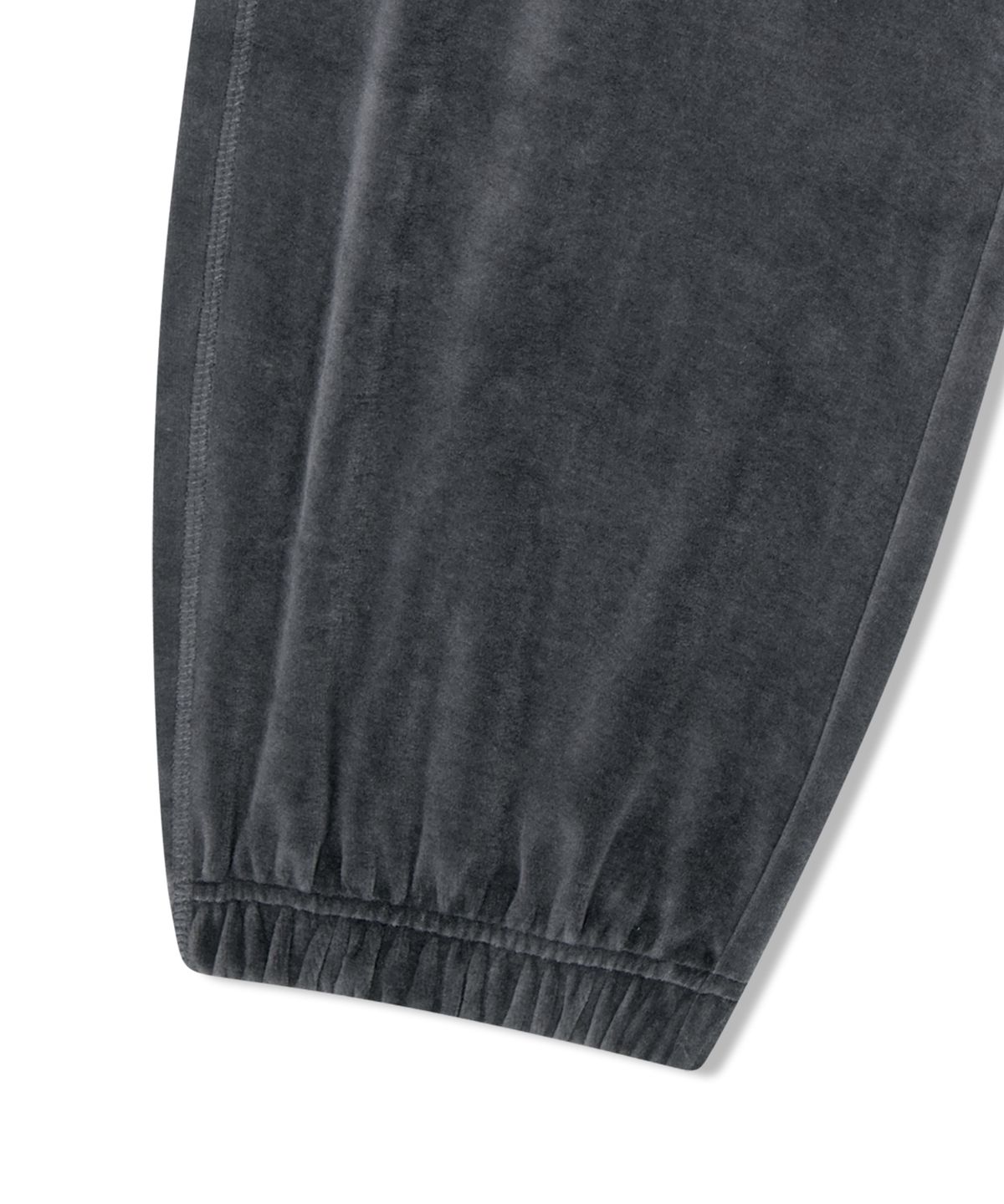 예스아이씨(YESEYESEE) Y.E.S Velour Pants Charcoal