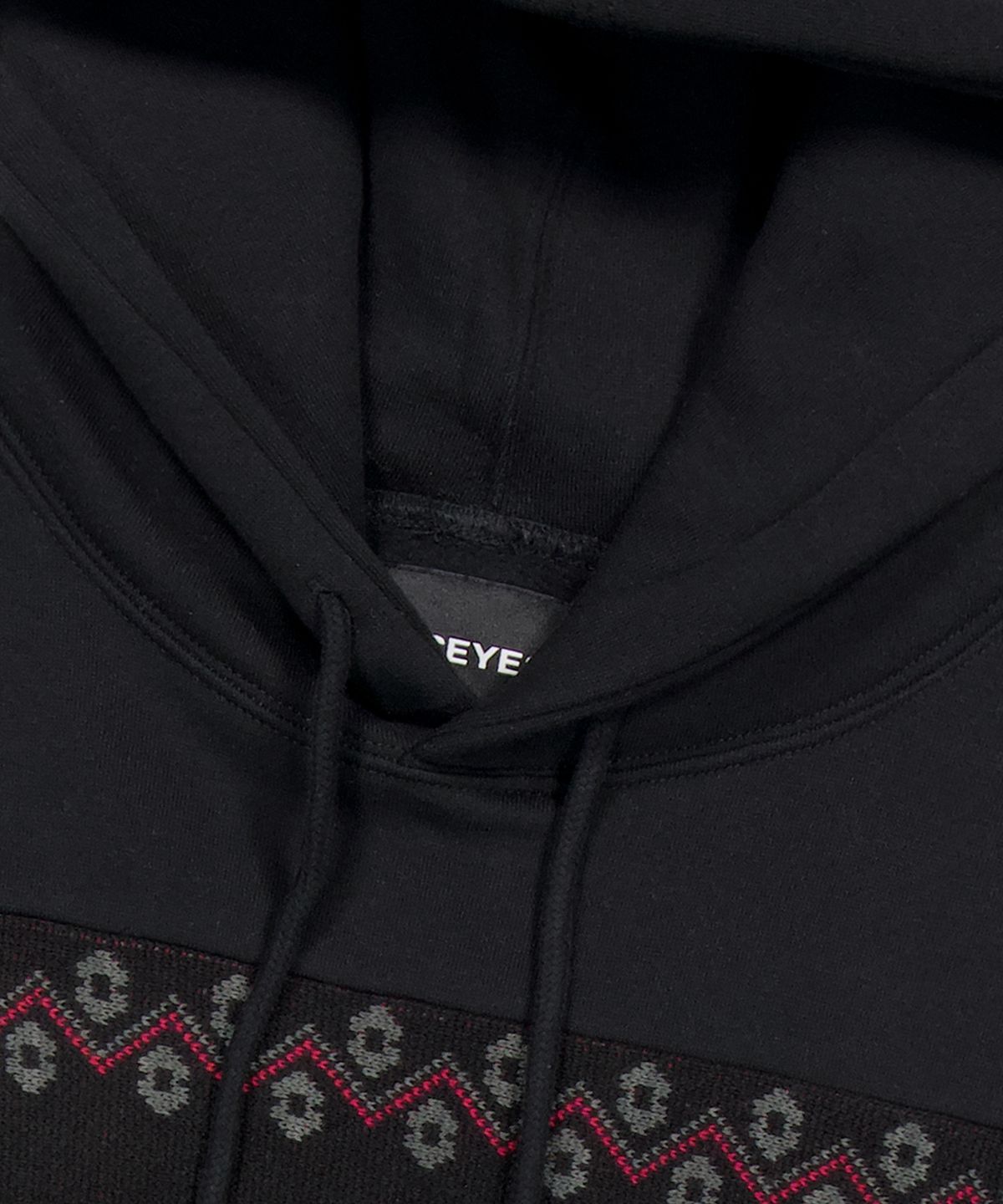 예스아이씨(YESEYESEE) Y.E.S Jacquard Skull Hoodie Black