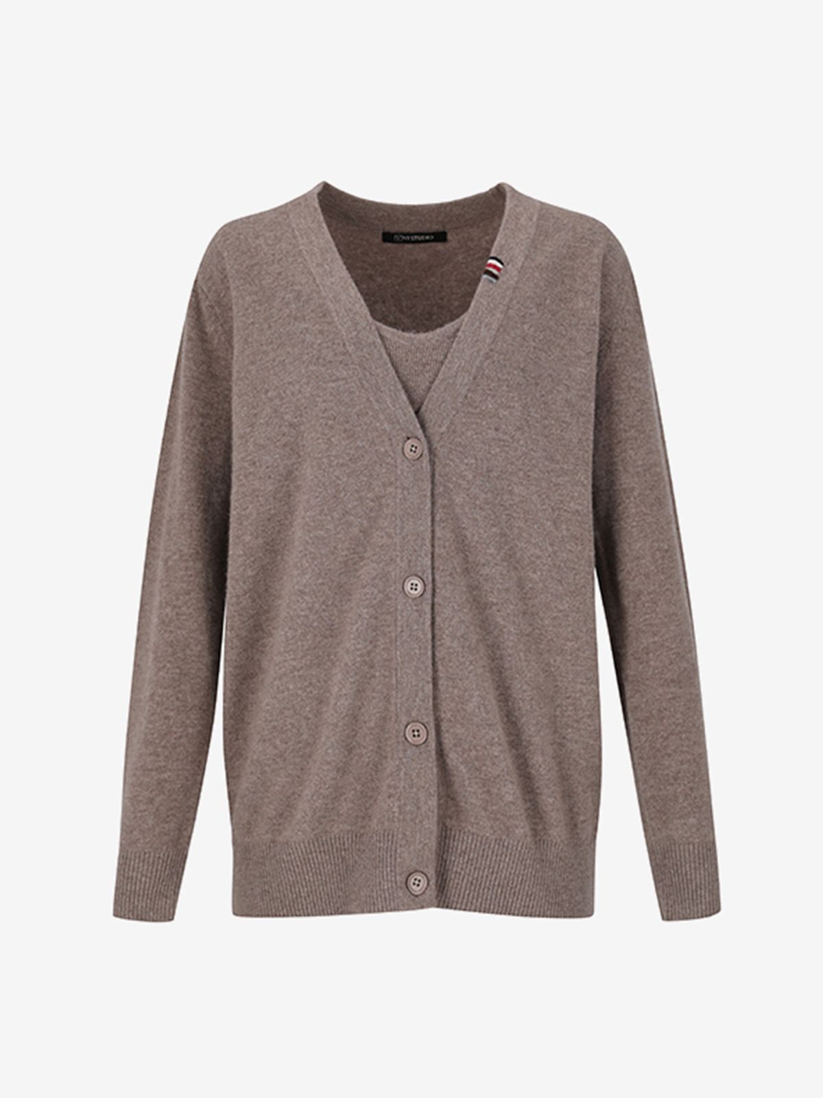 브이엔와이스튜디오(VNYSTUDIO) Cashmere blended knit vest and button cardigan set_YZBLKN1