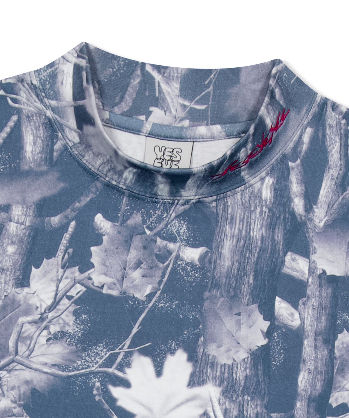 예스아이씨(YESEYESEE) Y.E.S Mock Neck L/S Blue