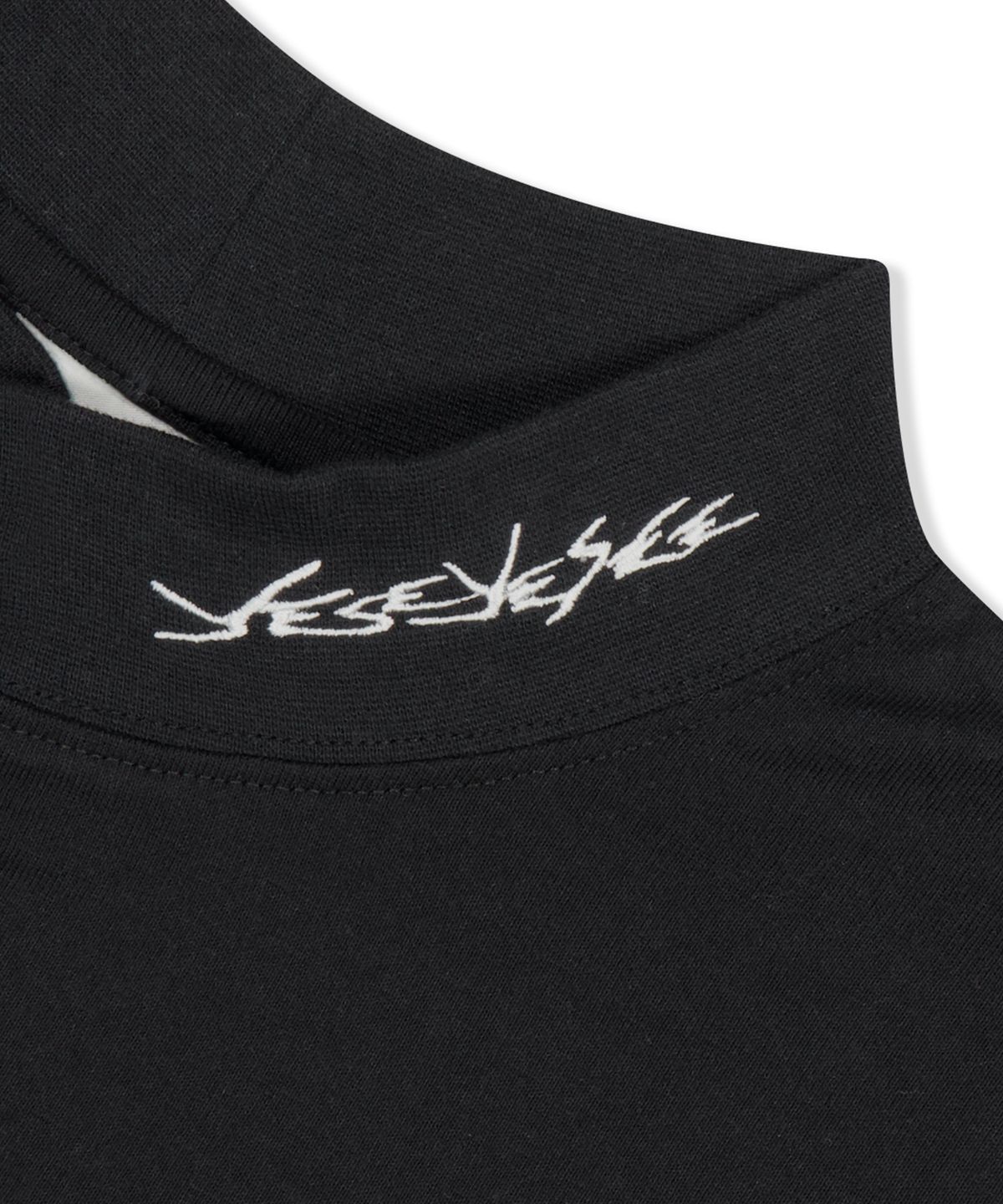 예스아이씨(YESEYESEE) Y.E.S Mock Neck L/S Black