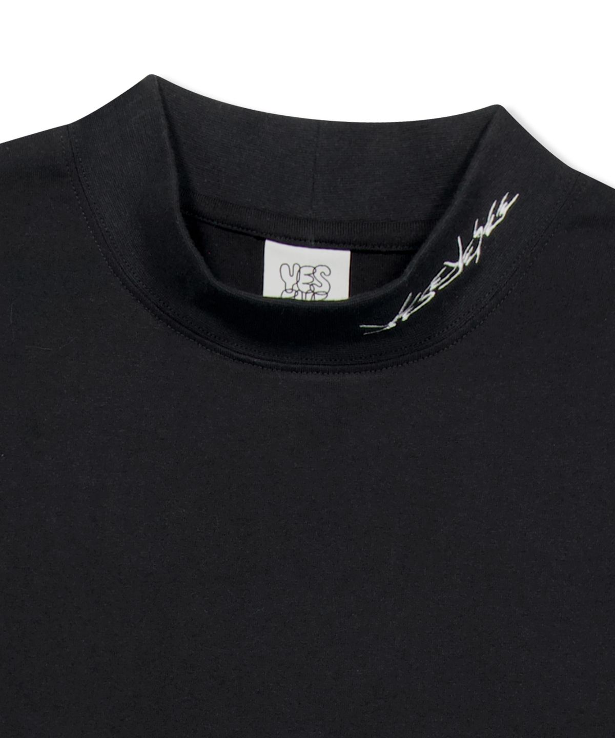 예스아이씨(YESEYESEE) Y.E.S Mock Neck L/S Black