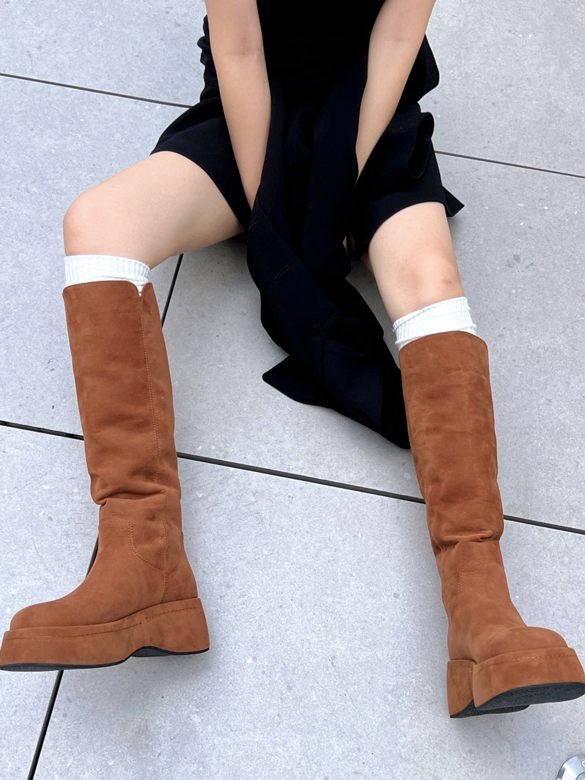 바이아덜스(BYOTHERS) Chester platform long boots