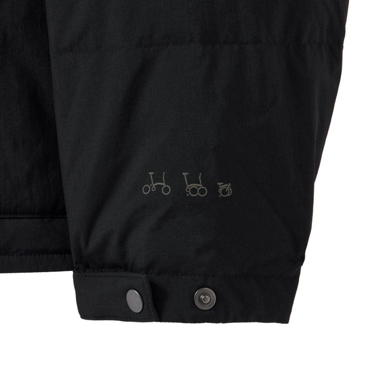 브롬톤 런던(BROMPTON LONDON) AEROWARM LIGHTWEIGHT DOWNJUMPER - BLACK (P244UDW101)
