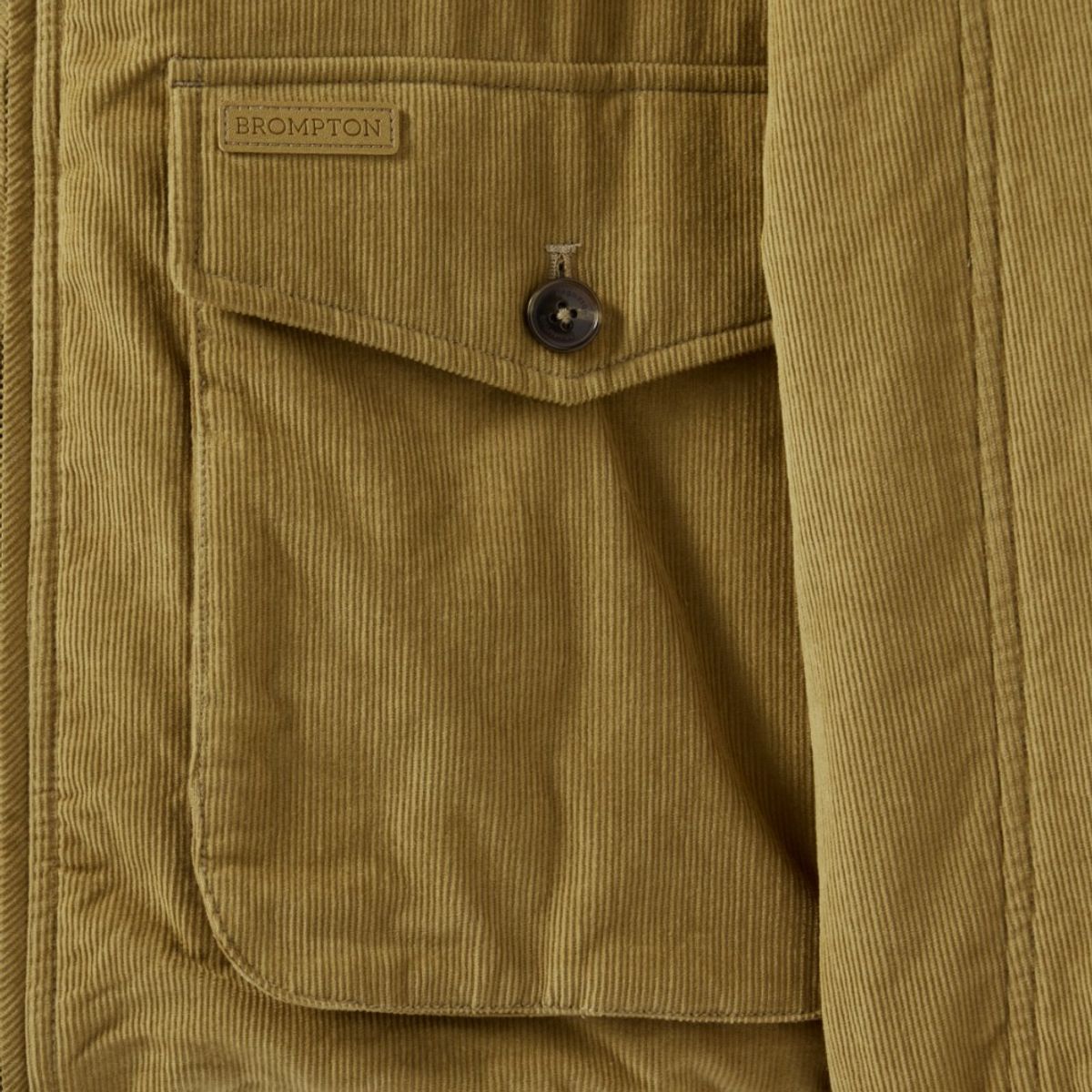 브롬톤 런던(BROMPTON LONDON) CODUROY HARRINGTON JUMPER - BEIGE (P244UPD404)