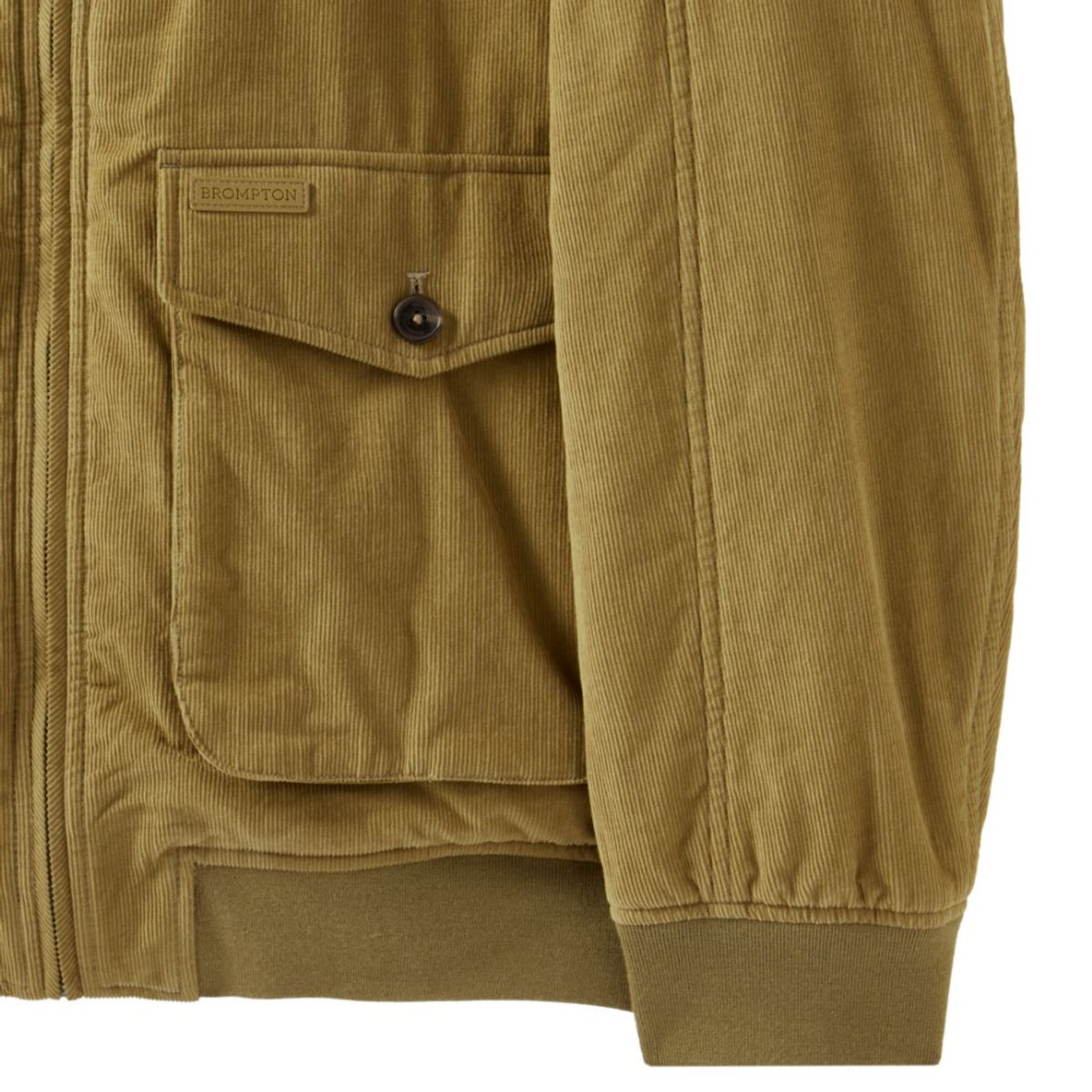 브롬톤 런던(BROMPTON LONDON) CODUROY HARRINGTON JUMPER - BEIGE (P244UPD404)
