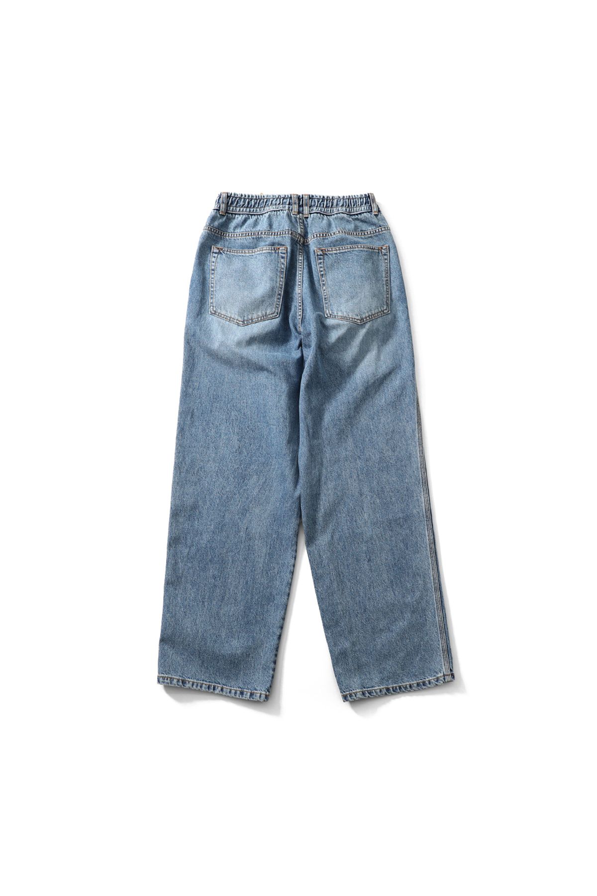 홀리선(HORLISUN) Nasca 5 Pocket Loose Denim Pants Normal Navy