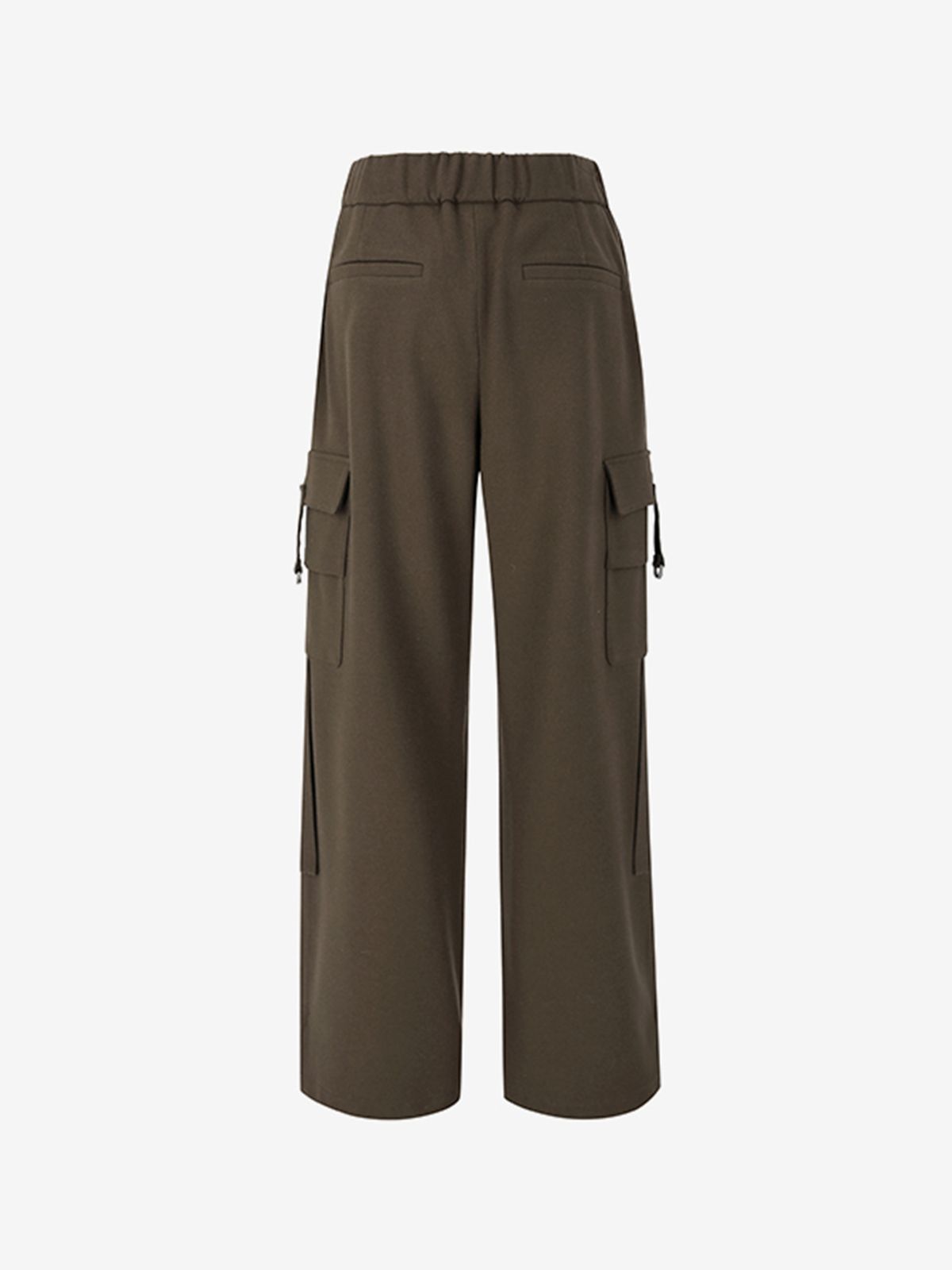 브이엔와이스튜디오(VNYSTUDIO) Wool blended streight cargo trousers_YZALPN3