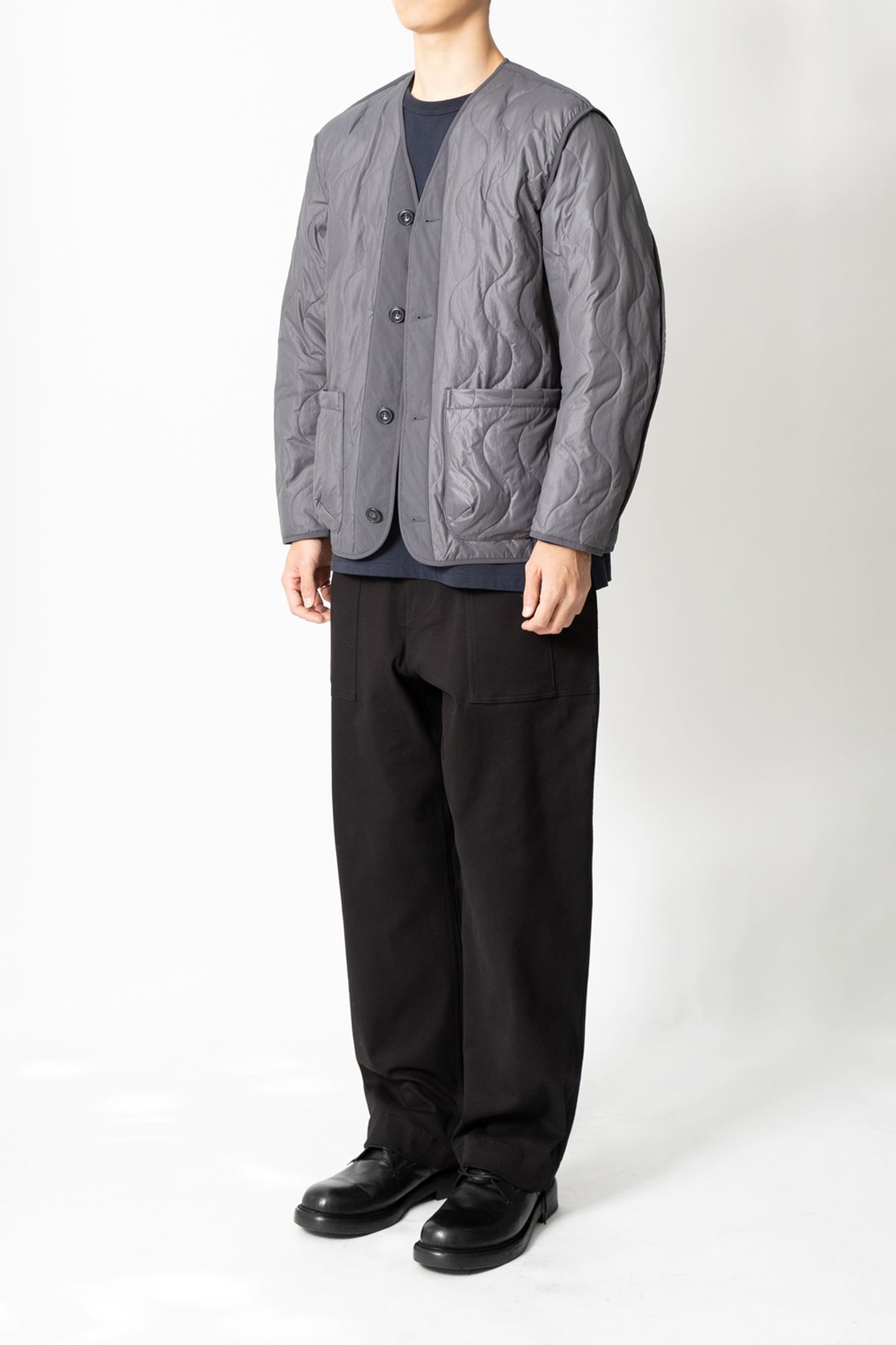 홀리선(HORLISUN) Sherpa Liner Jacket Charcoal