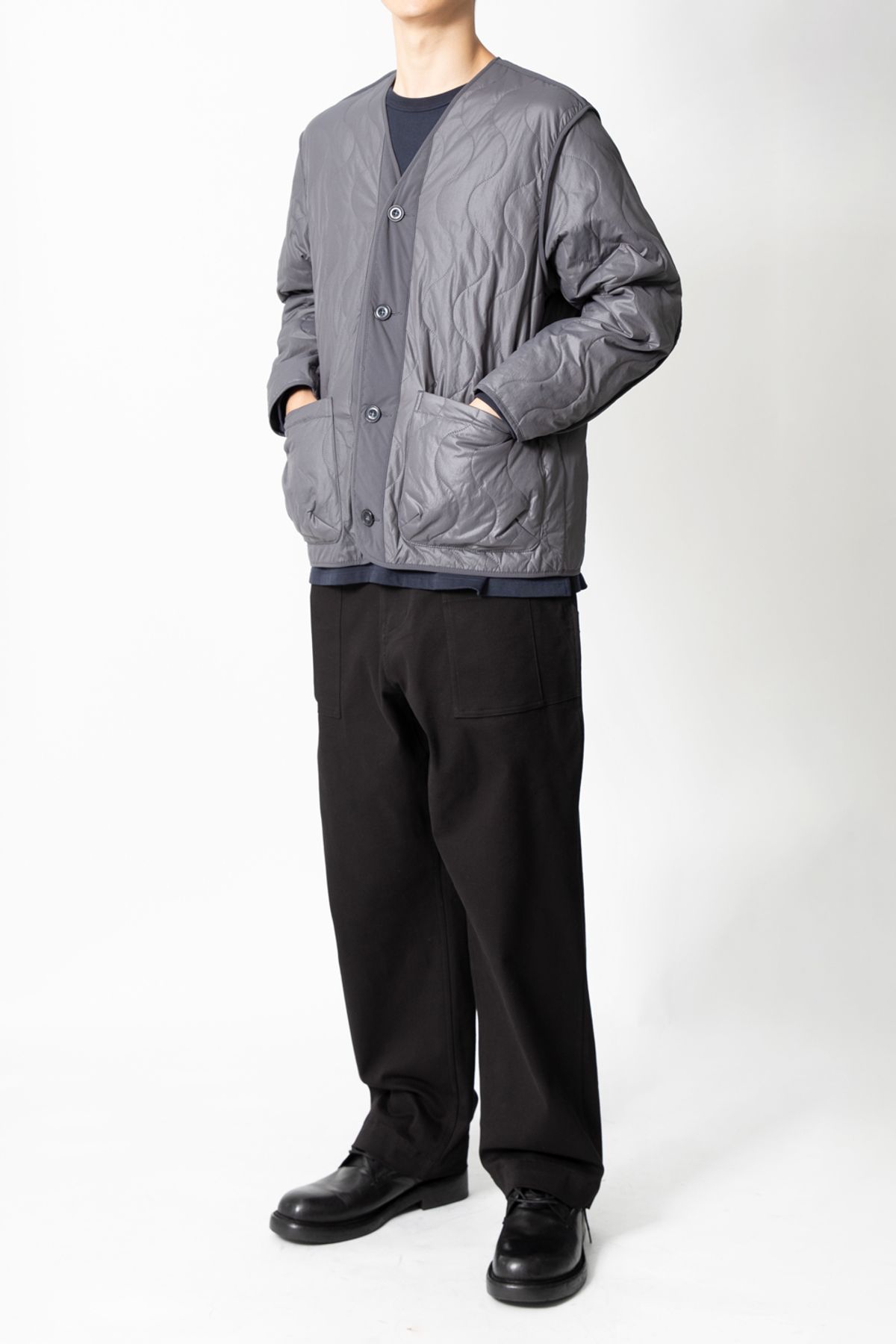 홀리선(HORLISUN) Sherpa Liner Jacket Charcoal