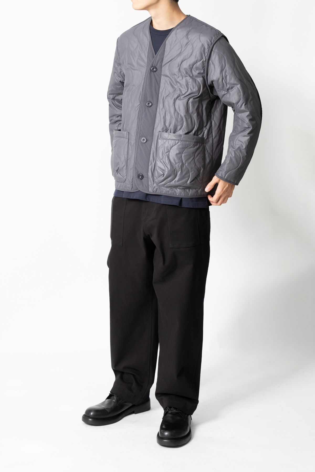 홀리선(HORLISUN) Sherpa Liner Jacket Charcoal