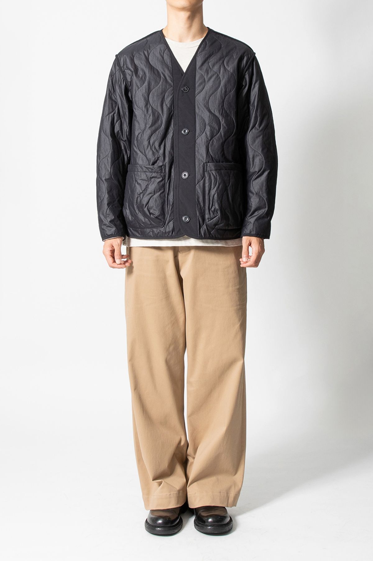 홀리선(HORLISUN) Sherpa Liner Jacket Black