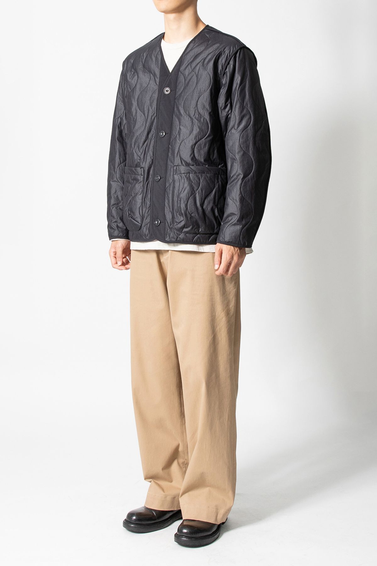 홀리선(HORLISUN) Sherpa Liner Jacket Black