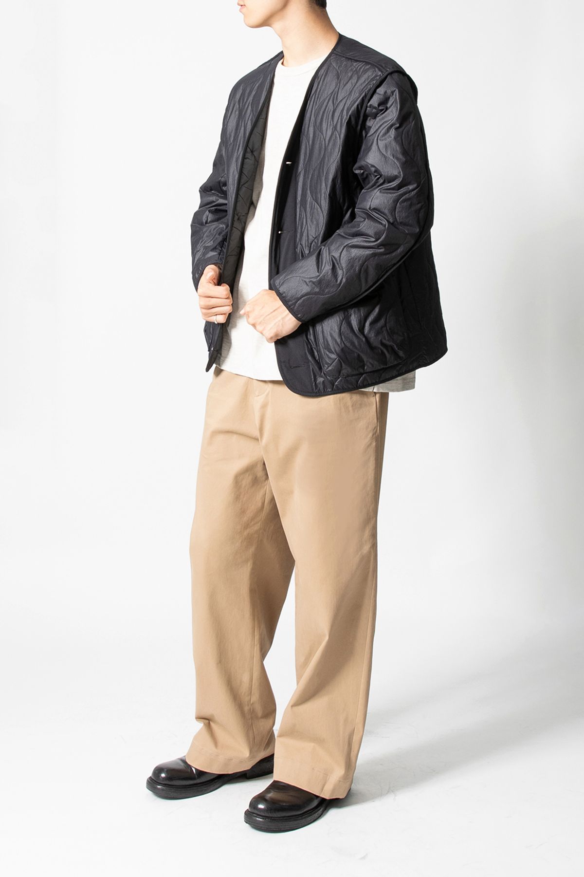 홀리선(HORLISUN) Sherpa Liner Jacket Black