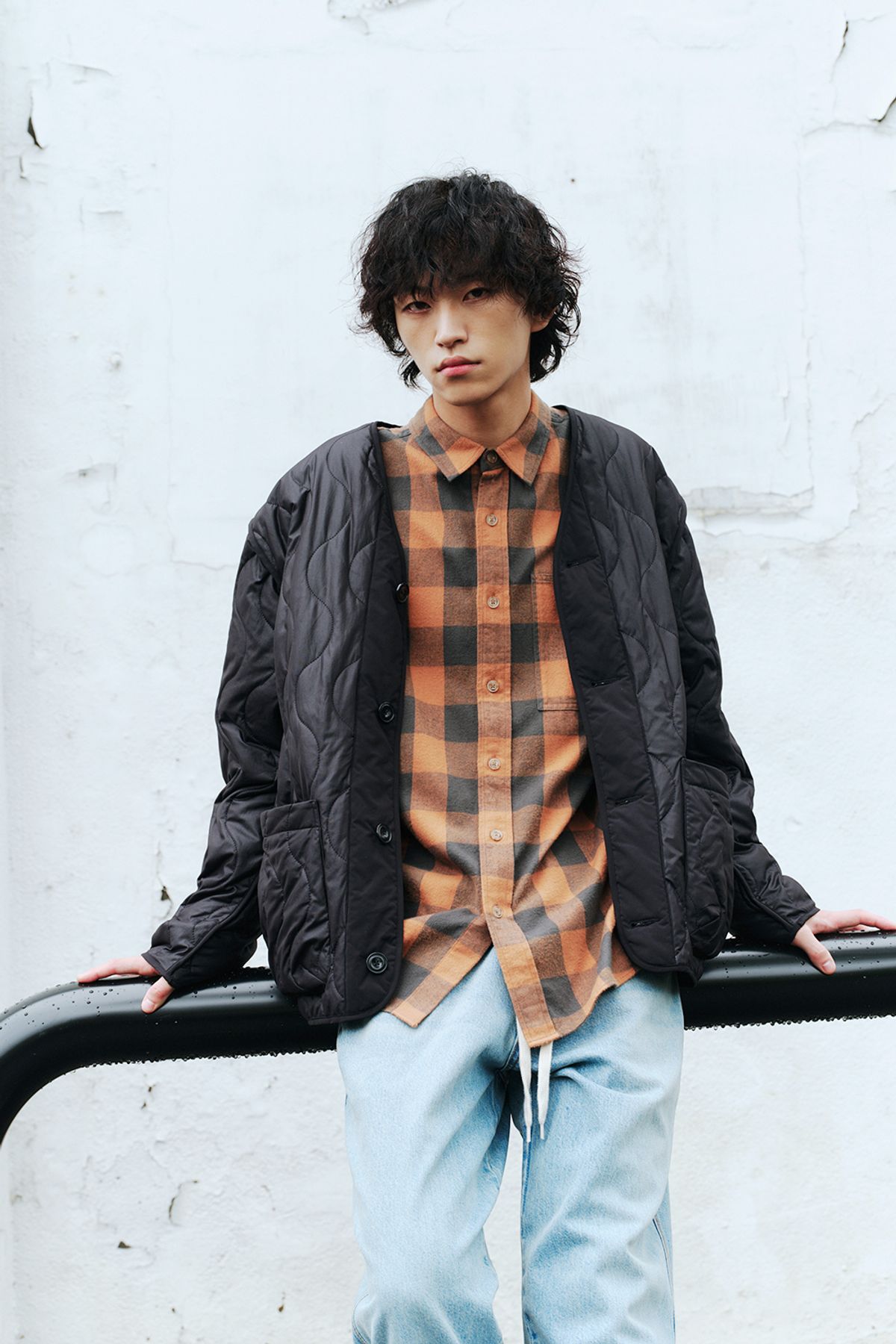 홀리선(HORLISUN) Sherpa Liner Jacket Black
