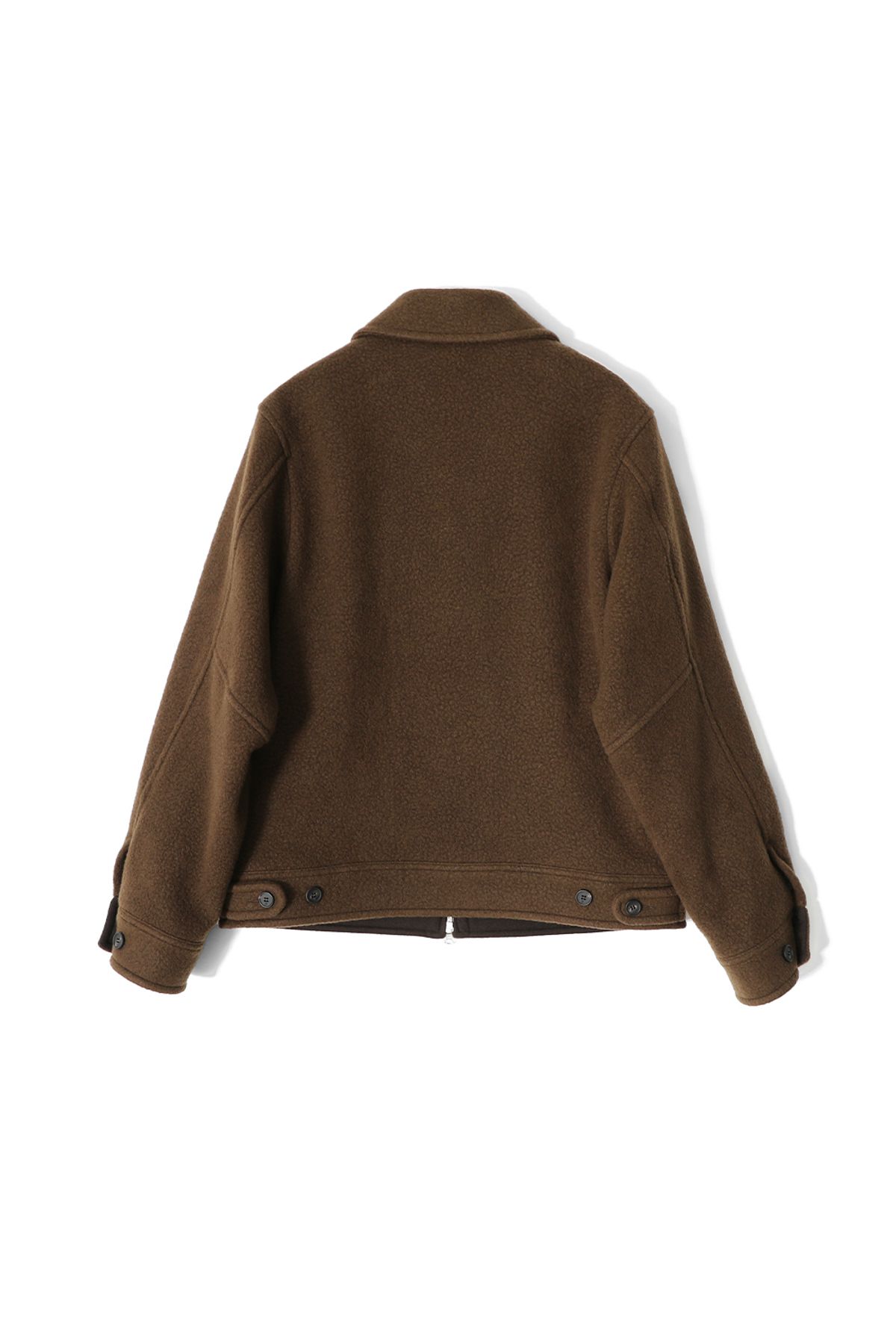 홀리선(HORLISUN) Maple Wool Boucle Detroit Jacket Brown