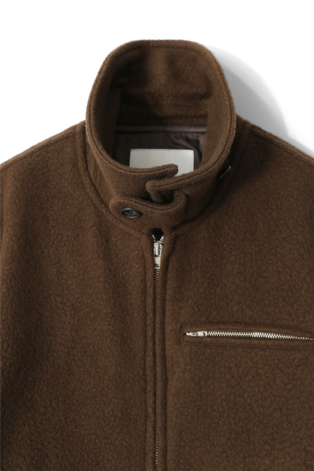 홀리선(HORLISUN) Maple Wool Boucle Detroit Jacket Brown