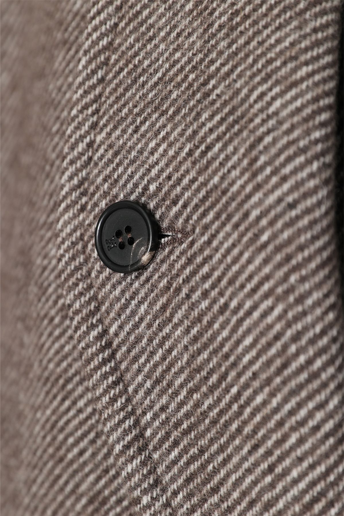 홀리선(HORLISUN) Visitor Wool Twill Harrington Jacket Melange Brown