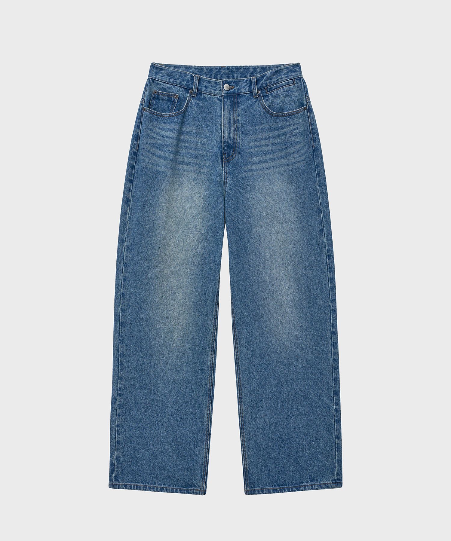 【YOURNUS】Mantra Volume Wide Denim Pants MUSINSA | Jinmania Broad Bootcut Fit Wide Waistband Denim