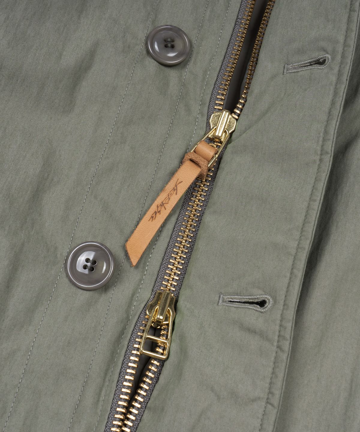 예스아이씨(YESEYESEE) Guardian Down Parka Sage Green