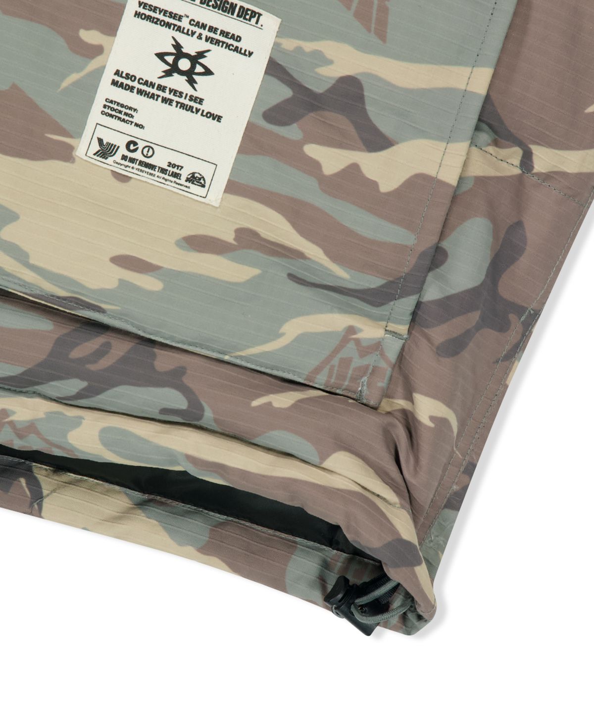 예스아이씨(YESEYESEE) Rib Down Jacket Camo