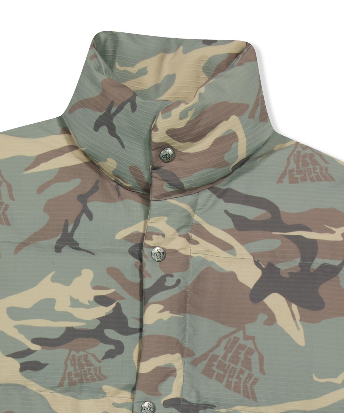 예스아이씨(YESEYESEE) Rib Down Jacket Camo
