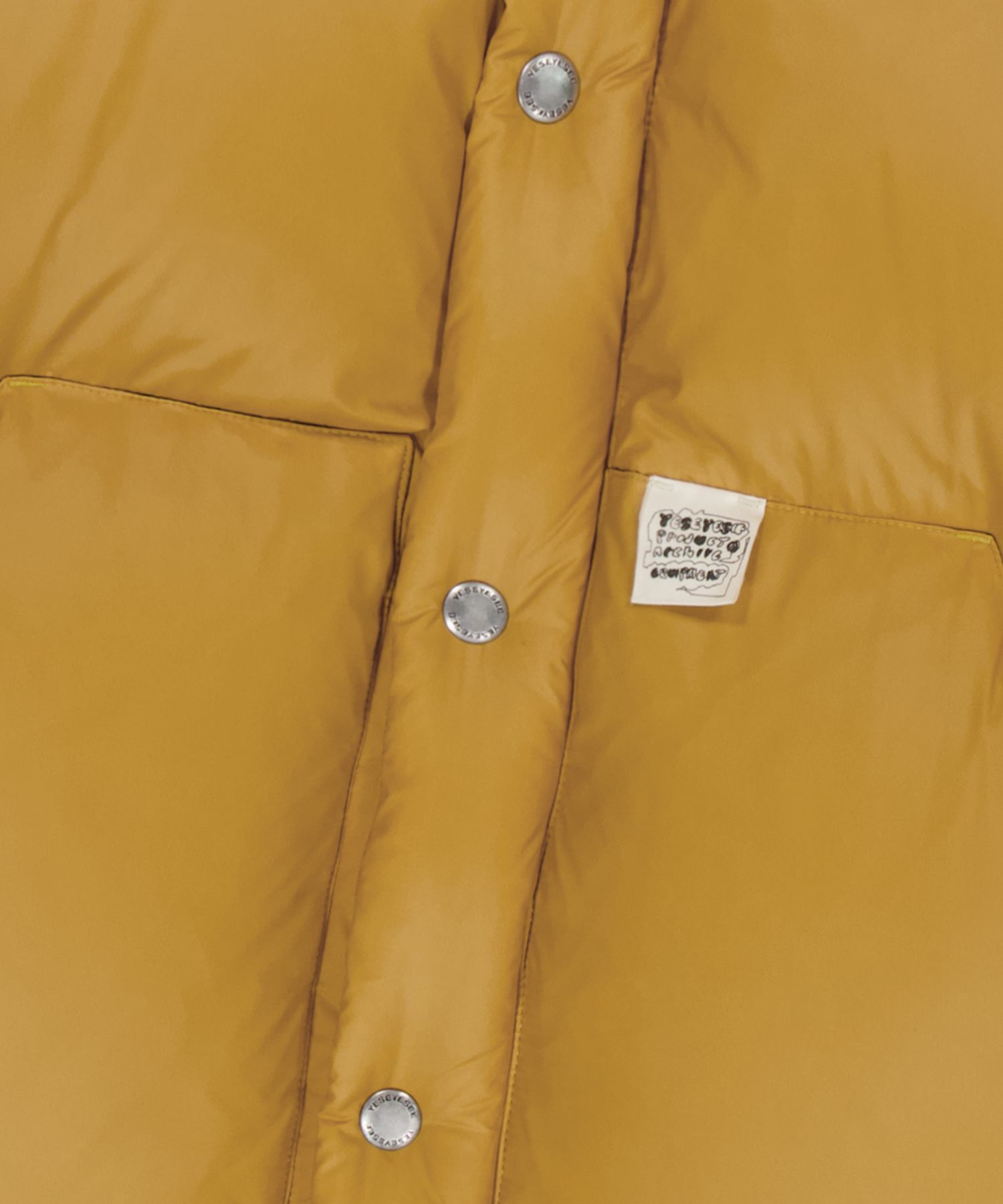 MUSINSA | YESEYESEE Hooded Down Jacket Yellow