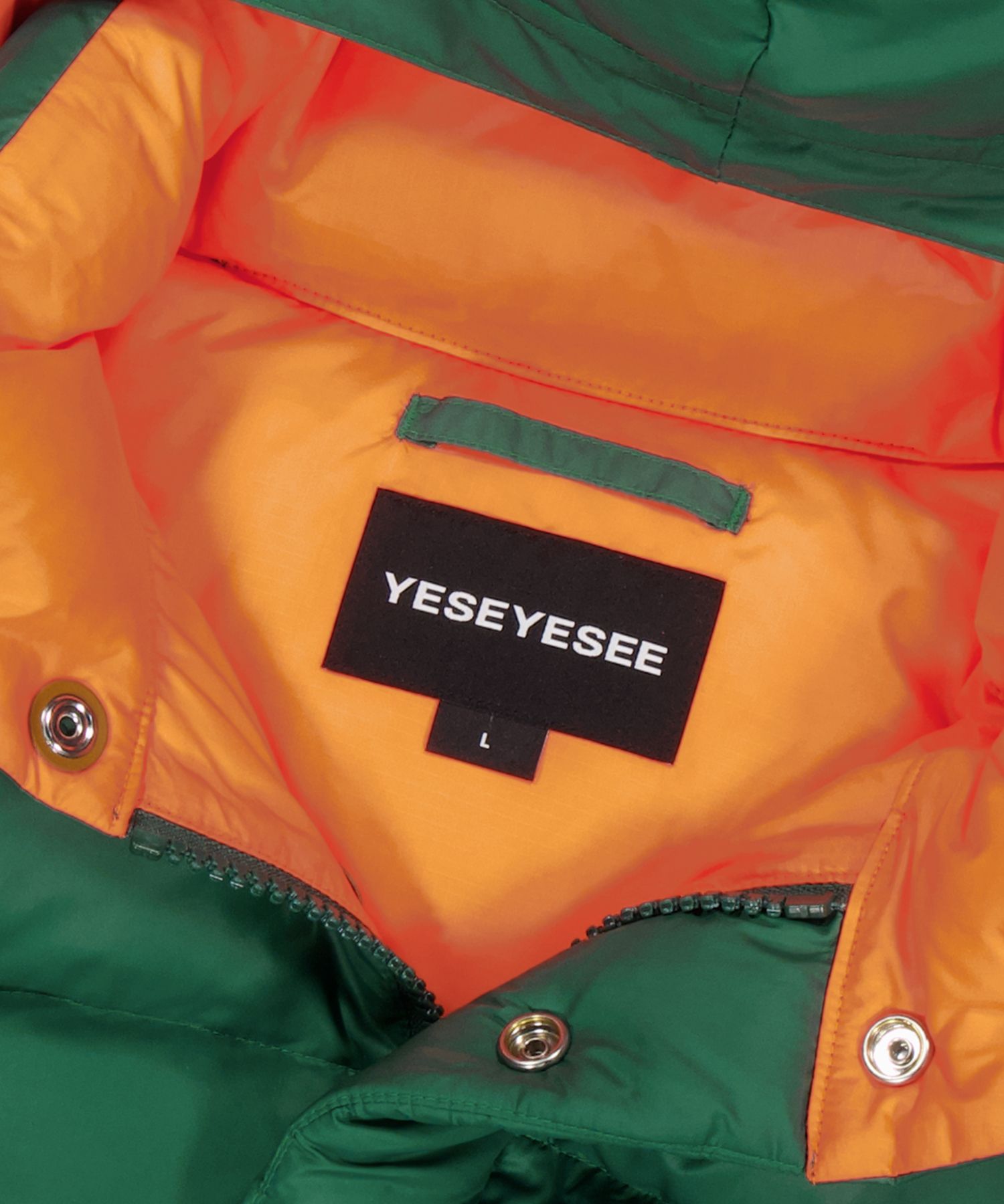 MUSINSA公式 | YESEYESEE Hooded Down Jacket Teal