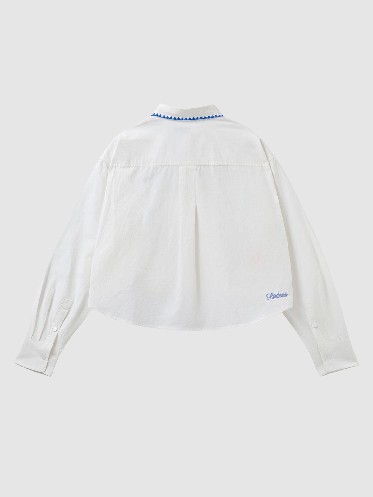 탭루덴스(TABBLUDENS) Ludens 우먼즈 크롭 포플린 셔츠_Whte