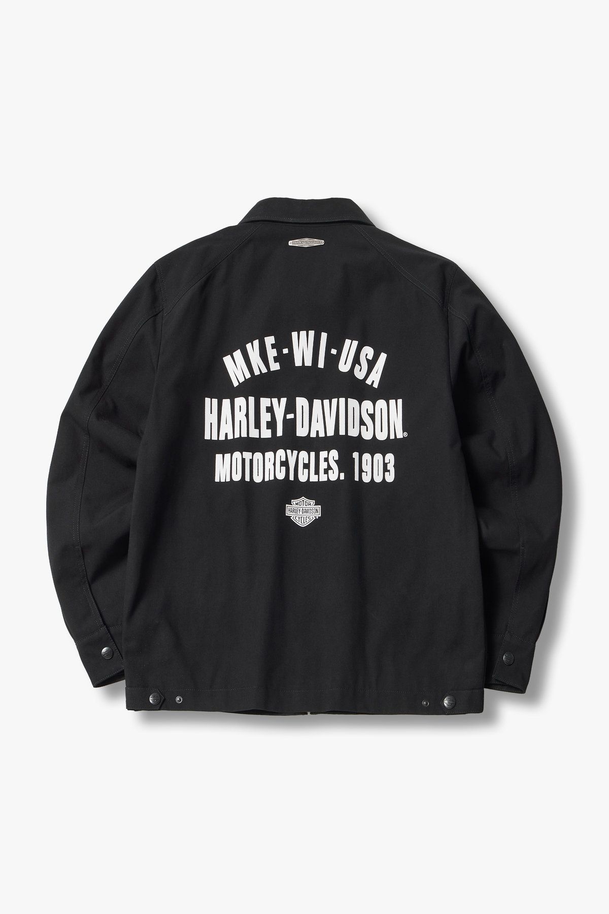 할리데이비슨 컬렉션스®(HARLEY-DAVIDSON COLLECTIONS®) 린백 코튼 블루종_블랙 HH15103205