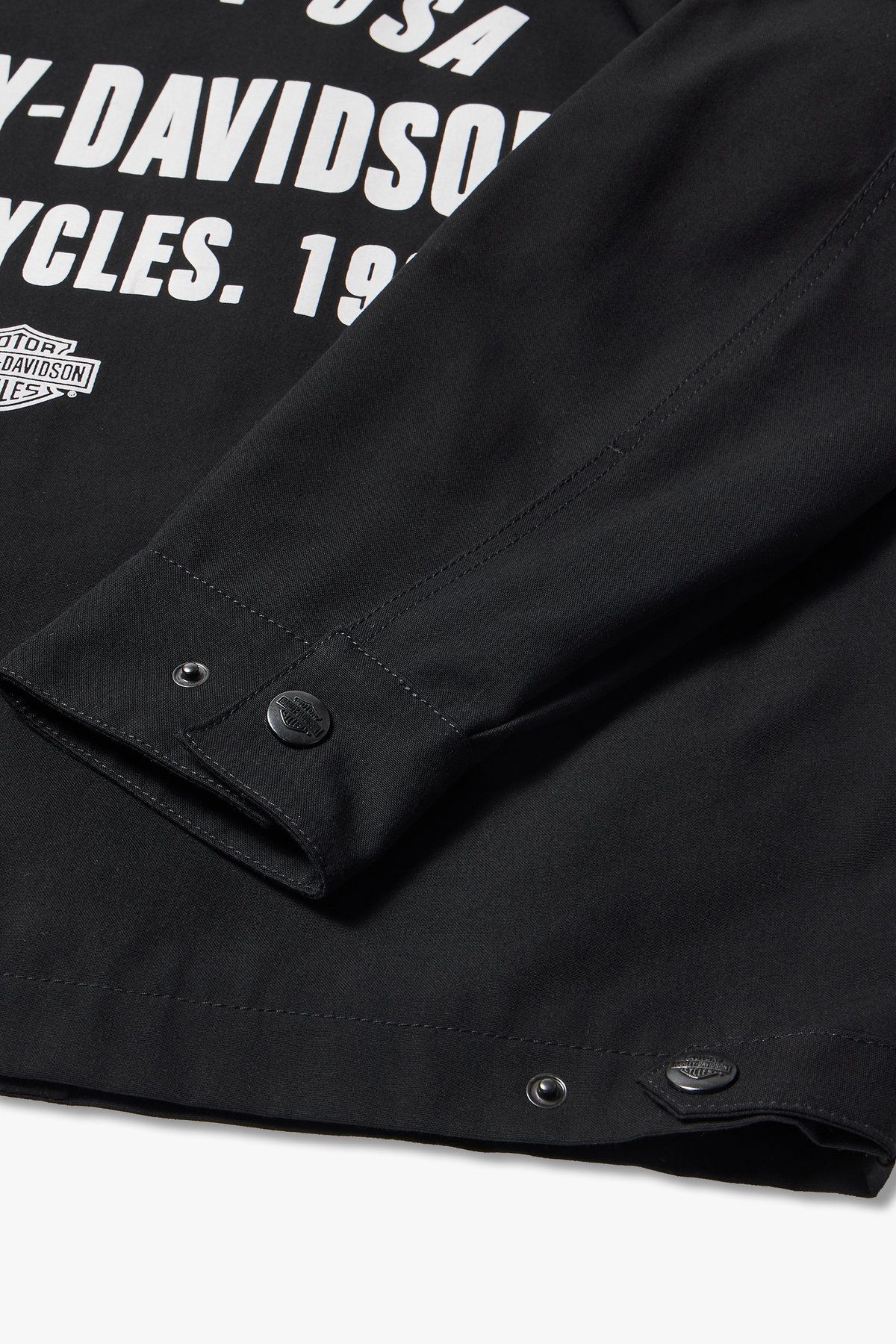 할리데이비슨 컬렉션스®(HARLEY-DAVIDSON COLLECTIONS®) 린백 코튼 블루종_블랙 HH15103205