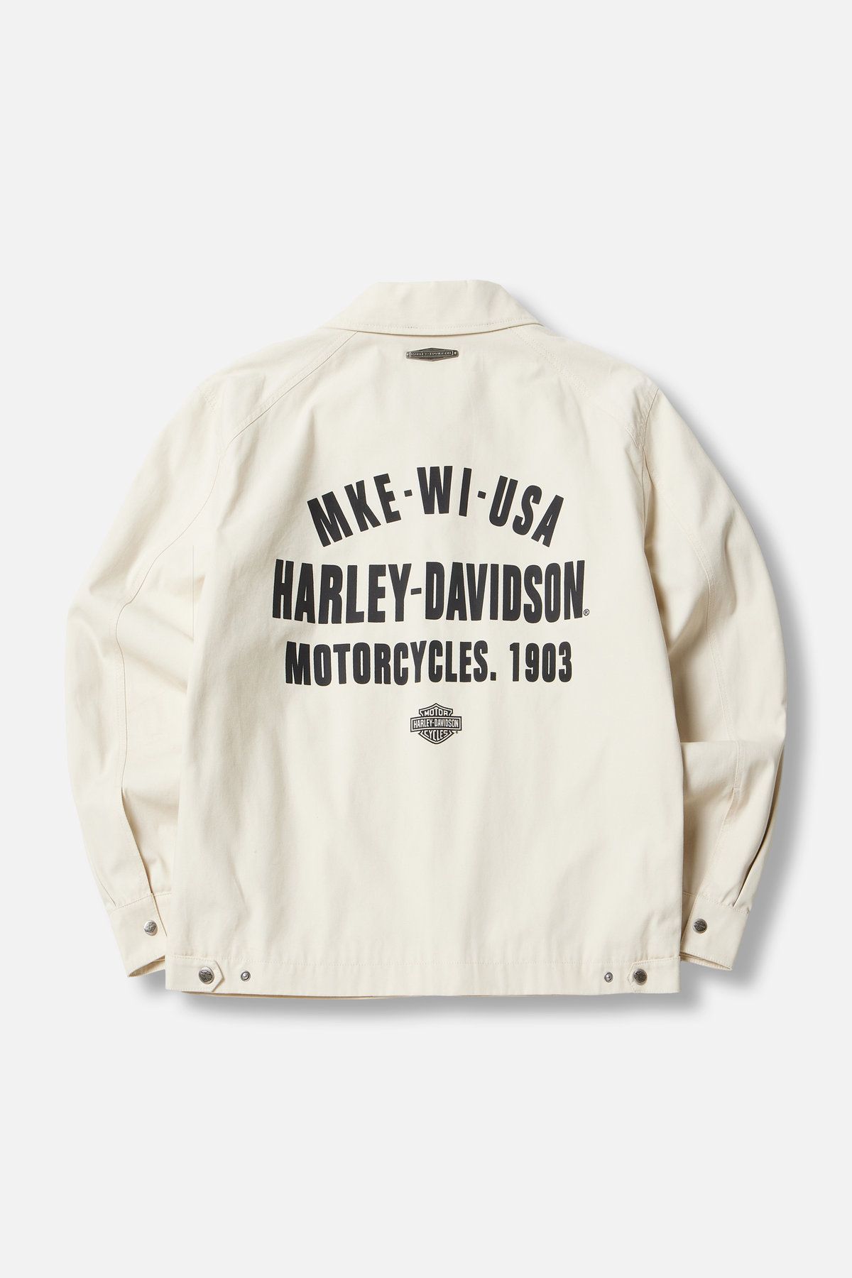 할리데이비슨 컬렉션스®(HARLEY-DAVIDSON COLLECTIONS®) 린백 코튼 블루종_아이보리 HH15103205