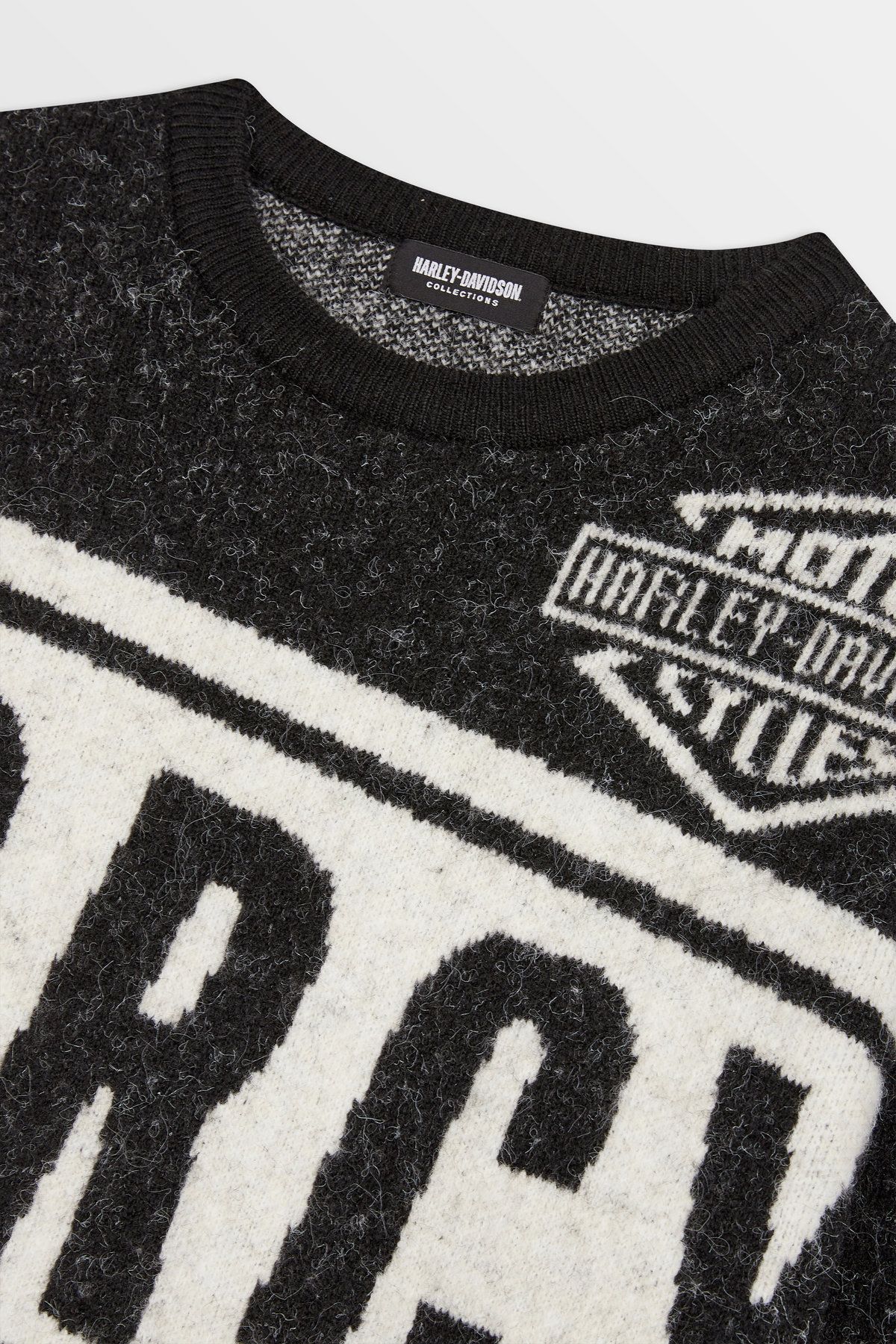 할리데이비슨 컬렉션스®(HARLEY-DAVIDSON COLLECTIONS®) 클라우드 나인 자카드 니트_블랙 HH14312201