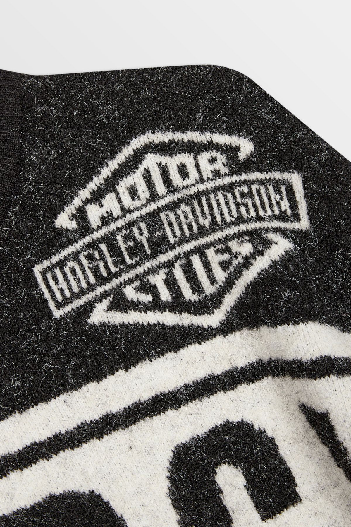 할리데이비슨 컬렉션스®(HARLEY-DAVIDSON COLLECTIONS®) 클라우드 나인 자카드 니트_블랙 HH14312201