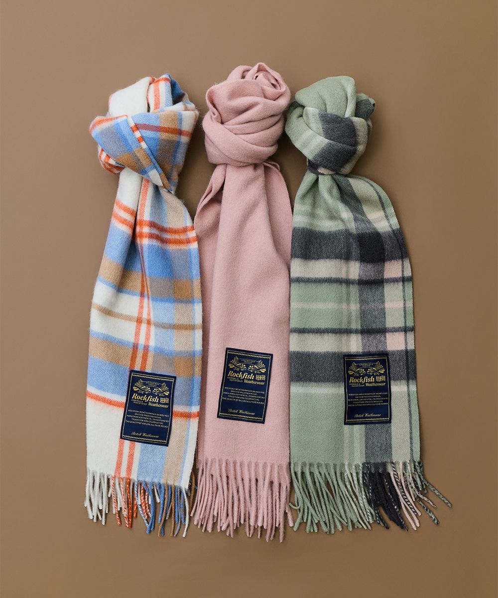 MUSINSA | ROCKFISH WEATHERWEAR CLASSIC WOOL SCARF CHECK - 7 colors