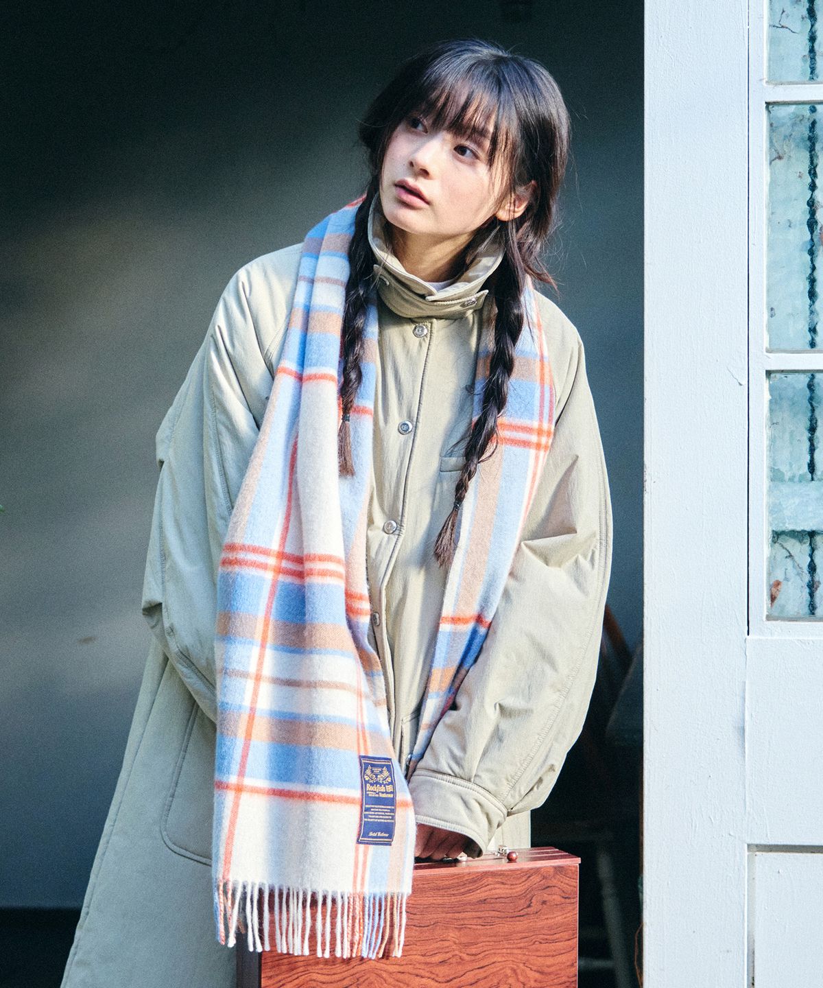 락피쉬웨더웨어(ROCKFISH WEATHERWEAR) CLASSIC WOOL SCARF CHECK - 7 colors