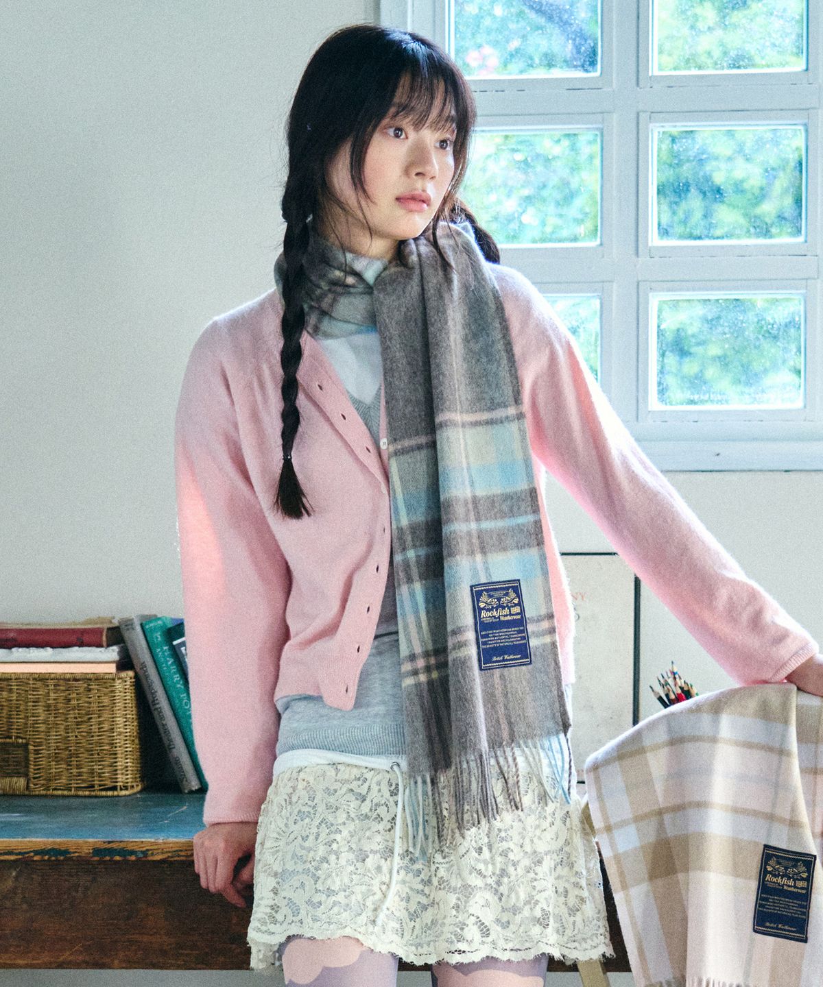락피쉬웨더웨어(ROCKFISH WEATHERWEAR) CLASSIC WOOL SCARF CHECK - 7 colors