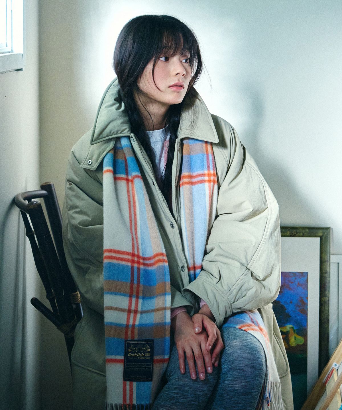 락피쉬웨더웨어(ROCKFISH WEATHERWEAR) CLASSIC WOOL SCARF CHECK - 7 colors