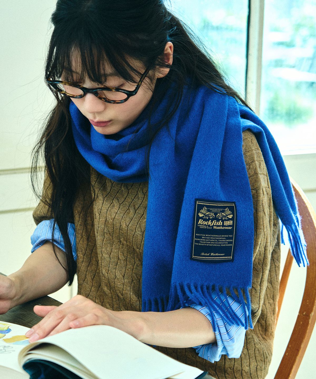 락피쉬웨더웨어(ROCKFISH WEATHERWEAR) CLASSIC WOOL SCARF SOLID - 7 colors